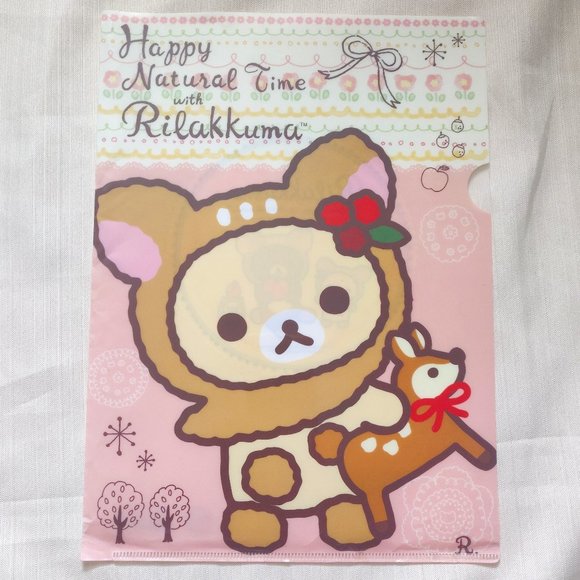 Cute Rilakkuma Bear Folder Stationery - Picture 1 of 4